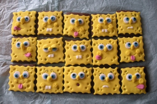 Spongebop Squarepants Cookies - Obrázkek zdarma 