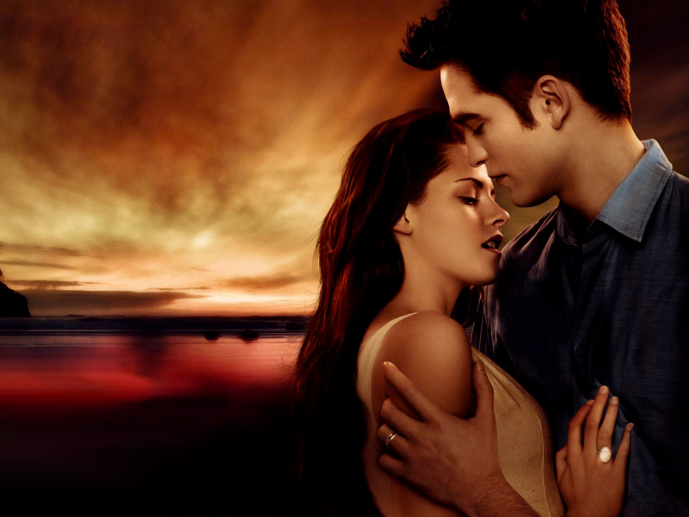 Fondo de pantalla Twilight Love Triangle 1400x1050