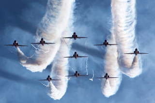 Royal Air Force Aerobatic Team Picture for Android, iPhone and iPad