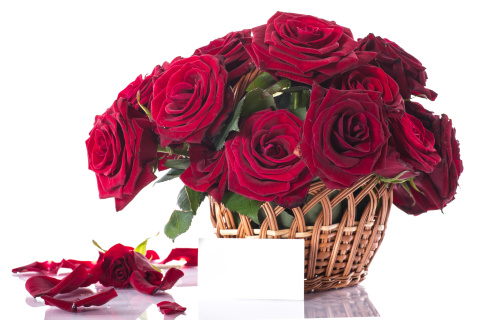 Screenshot №1 pro téma Roses Bouquet 480x320