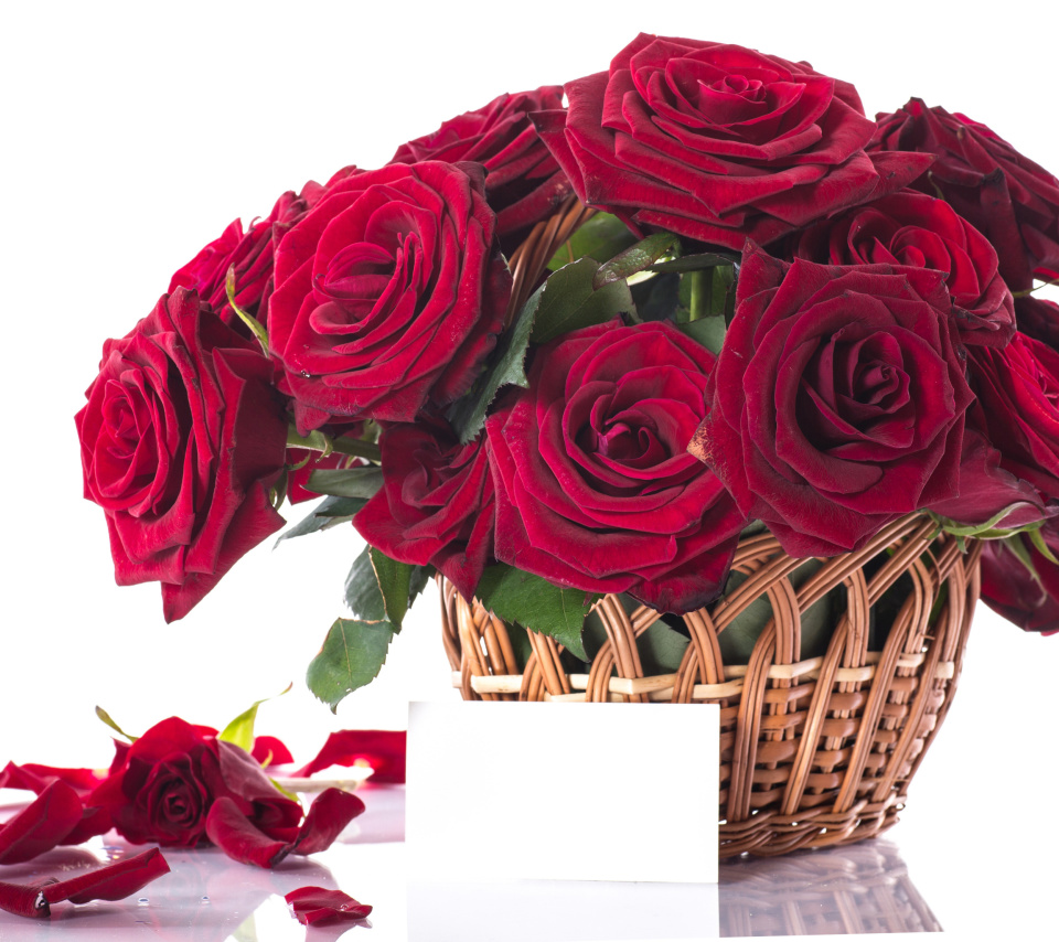 Das Roses Bouquet Wallpaper 960x854