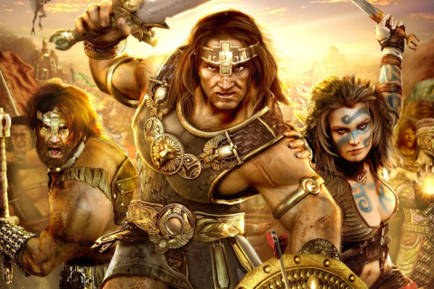 Fondo de pantalla Age of Conan 480x320