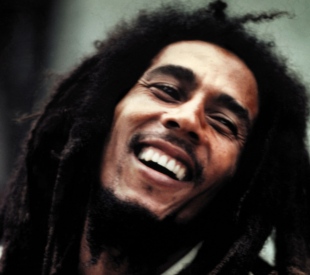 Fondo de pantalla Bob Marley Smile 1080x960