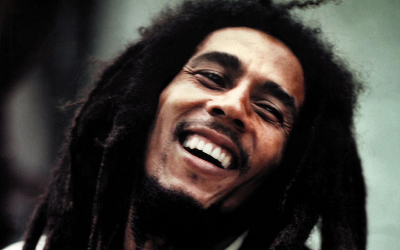 Bob Marley Smile wallpaper 1280x800