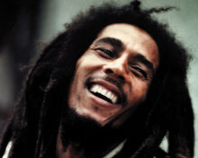 Das Bob Marley Smile Wallpaper 220x176