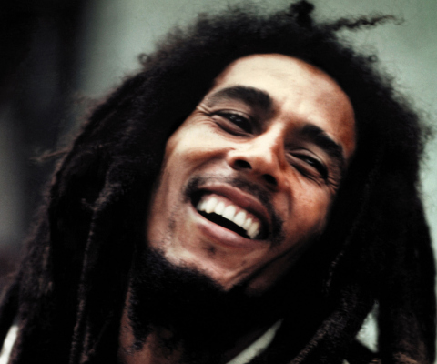Sfondi Bob Marley Smile 480x400