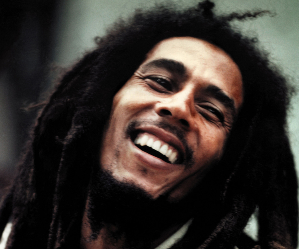 Fondo de pantalla Bob Marley Smile 960x800