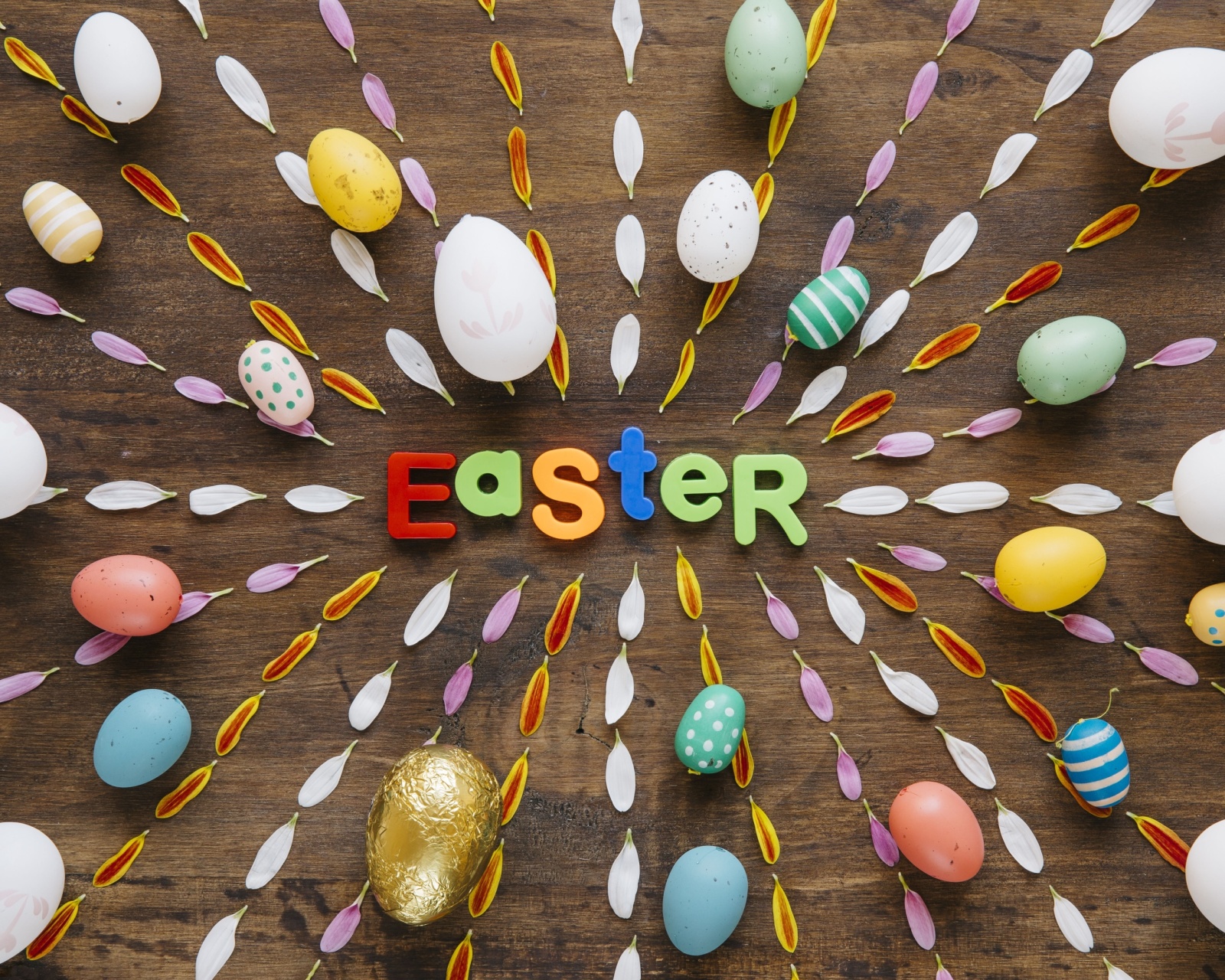 Easter congratulation wallpaper 1600x1280