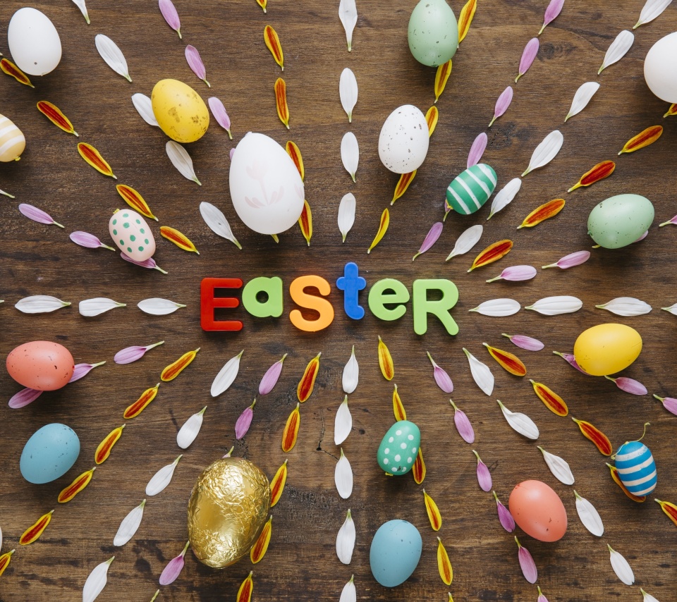 Easter congratulation wallpaper 960x854