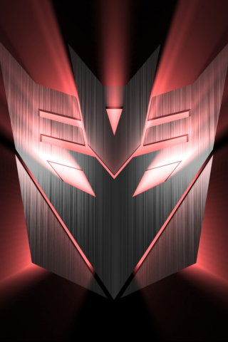 Das Decepticon Logo Wallpaper 320x480