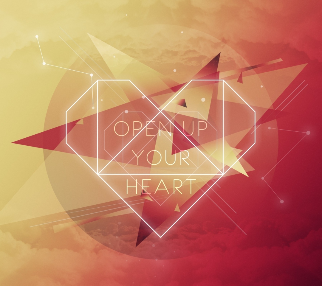 Обои Open Up Your Heart 1080x960