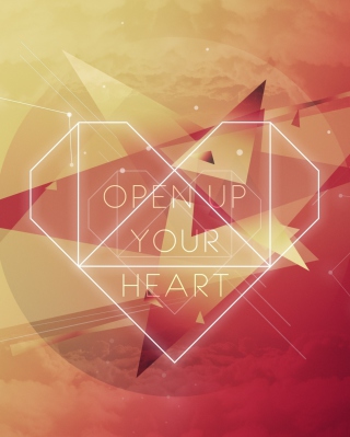 Open Up Your Heart - Obrázkek zdarma pro iPhone 5