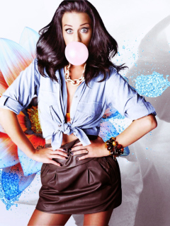 Das Katy Perry Bubblegum Wallpaper 240x320