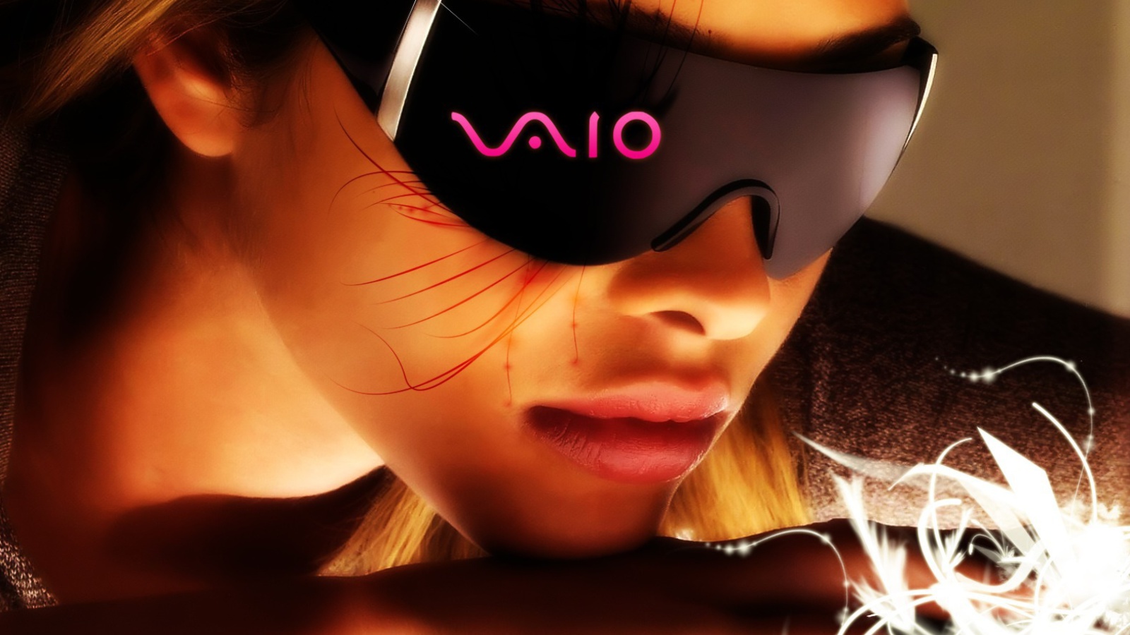 Das Sony Vaio 3d Glasses Wallpaper 1600x900