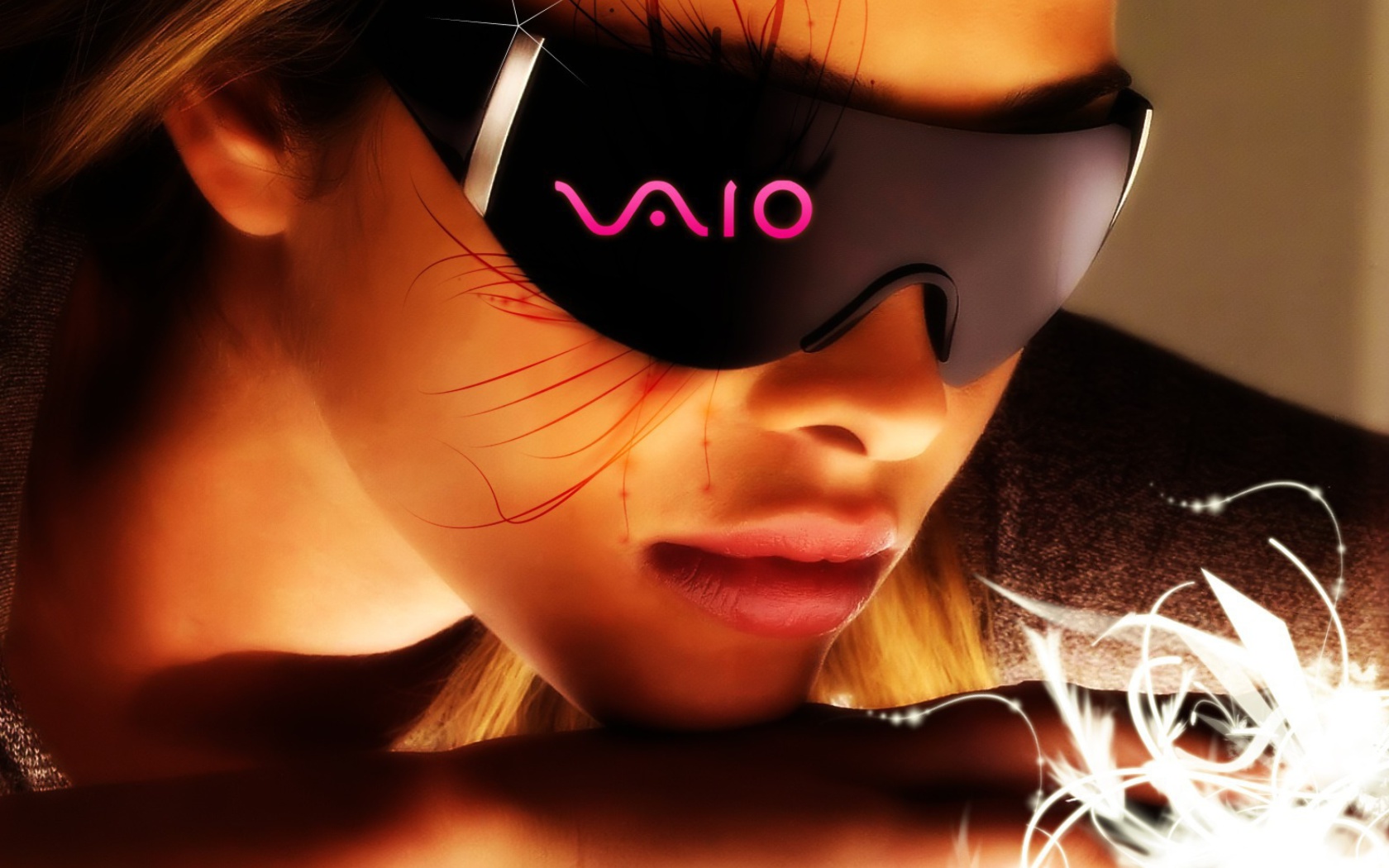 Sony Vaio 3d Glasses wallpaper 1680x1050