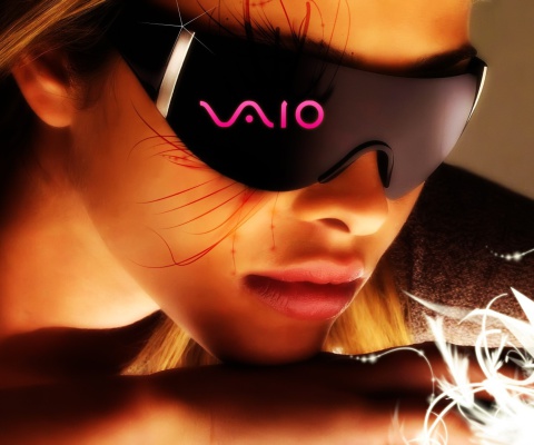 Sony Vaio 3d Glasses wallpaper 480x400