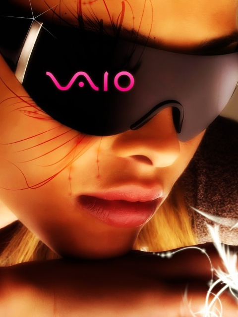 Fondo de pantalla Sony Vaio 3d Glasses 480x640