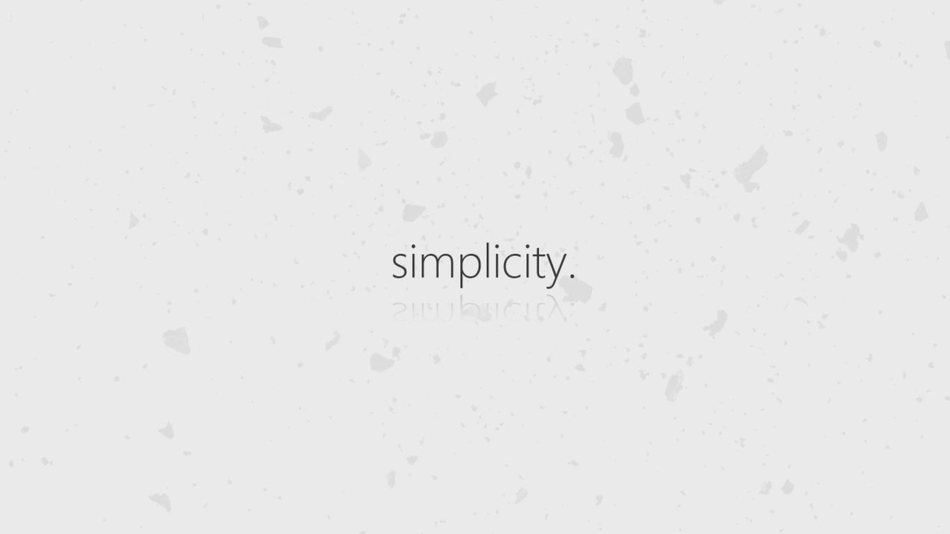 Simplicity screenshot #1 1366x768