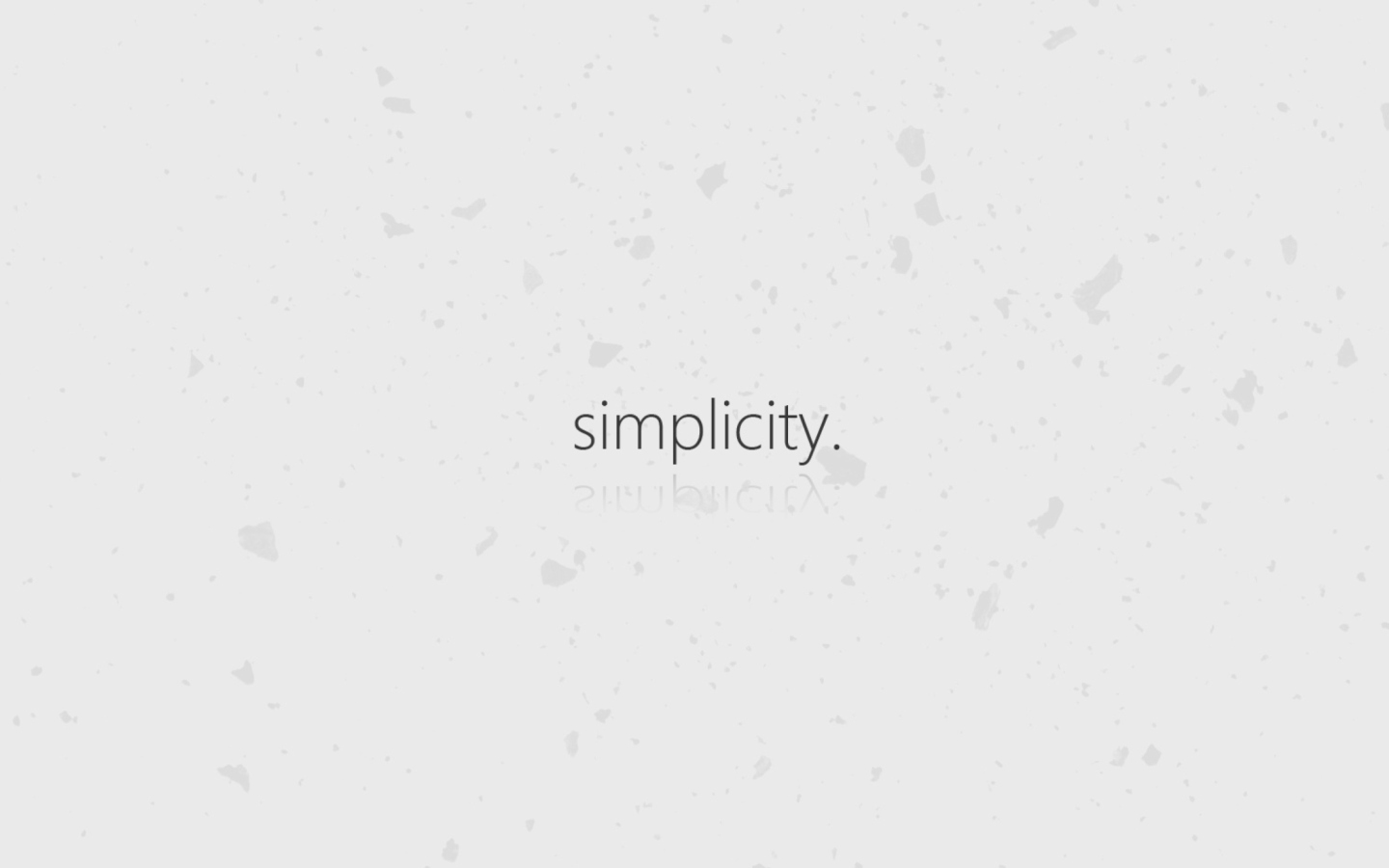 Fondo de pantalla Simplicity 1440x900
