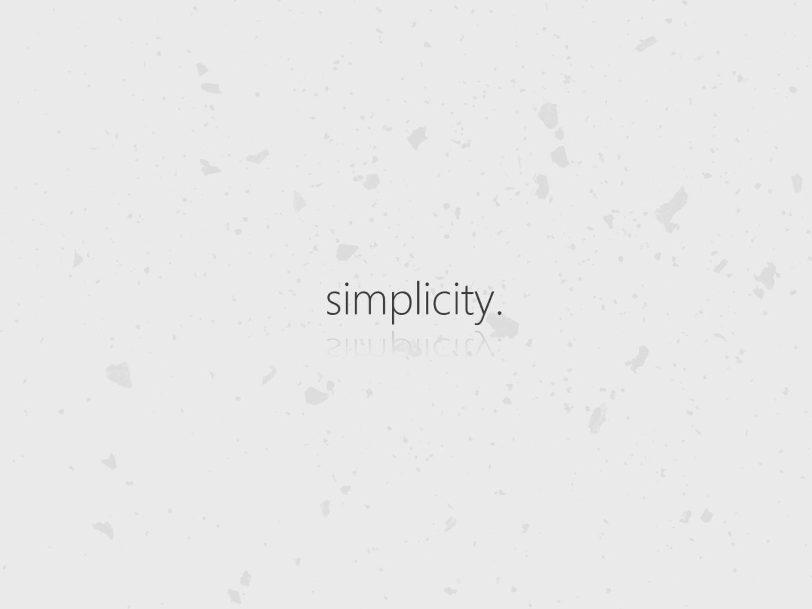 Fondo de pantalla Simplicity 1600x1200