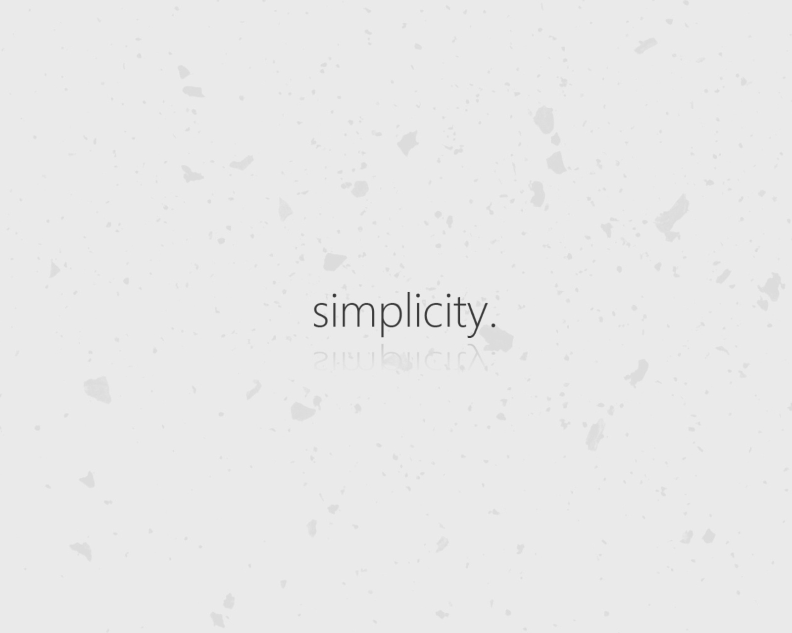 Fondo de pantalla Simplicity 1600x1280