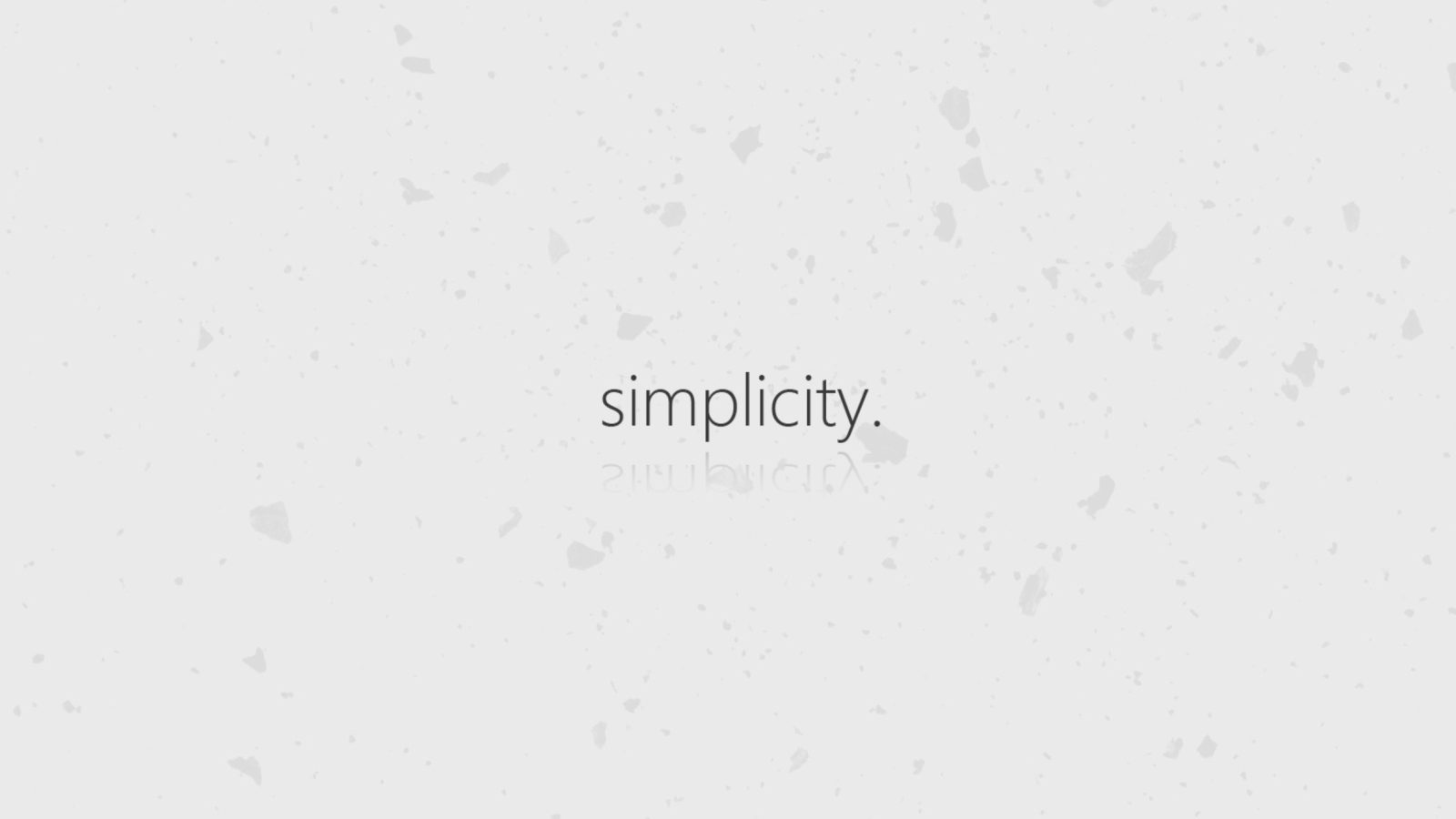 Обои Simplicity 1600x900