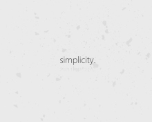 Simplicity wallpaper 220x176