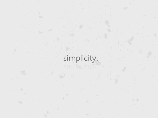 Fondo de pantalla Simplicity 320x240