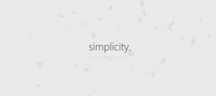 Simplicity screenshot #1 720x320