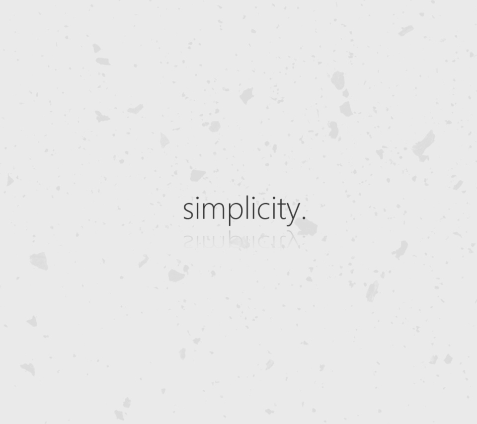 Simplicity wallpaper 960x854
