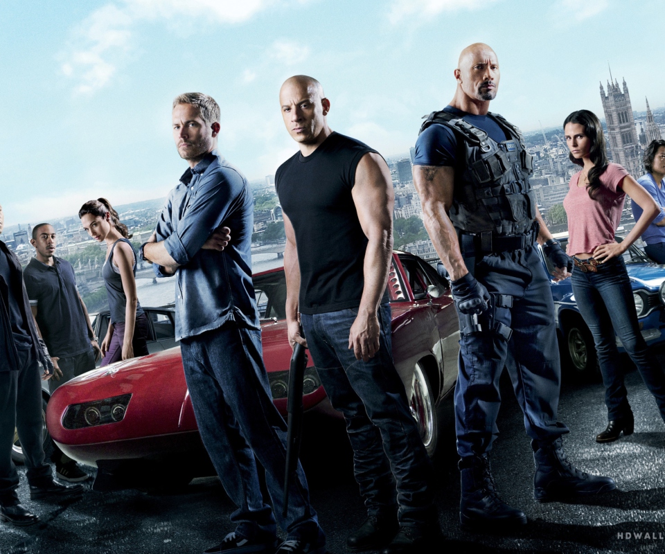 Обои Fast And Furious 6 960x800