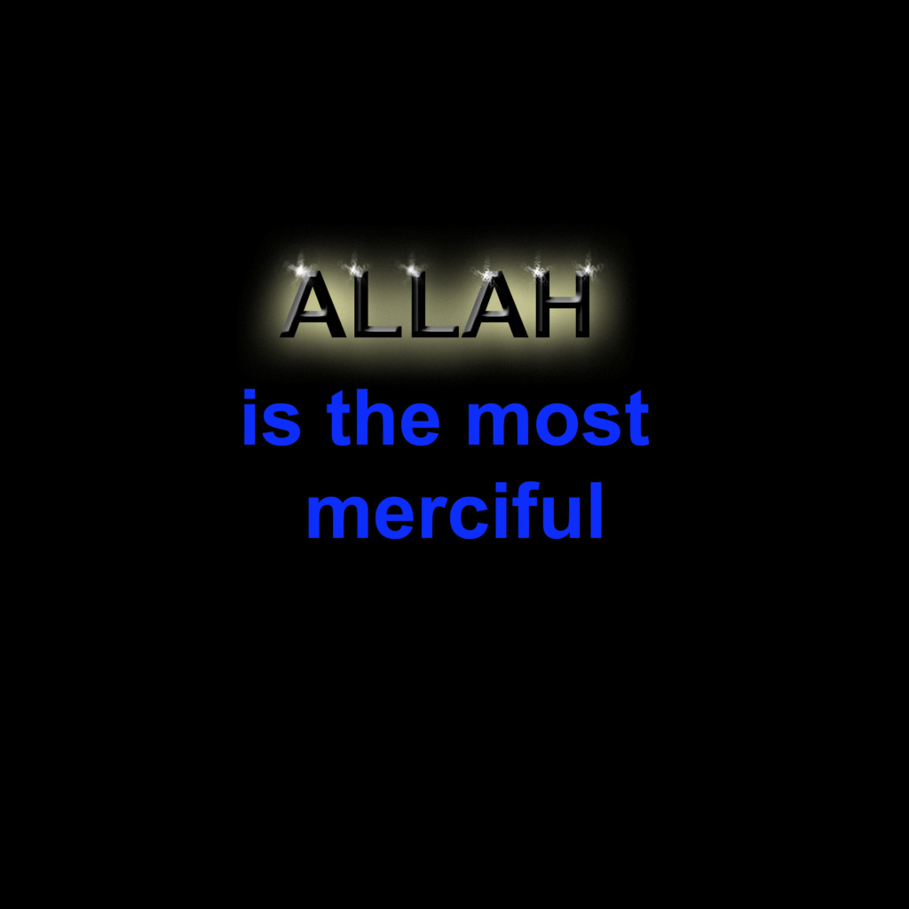 Fondo de pantalla Allah Is The Most Merciful 1024x1024