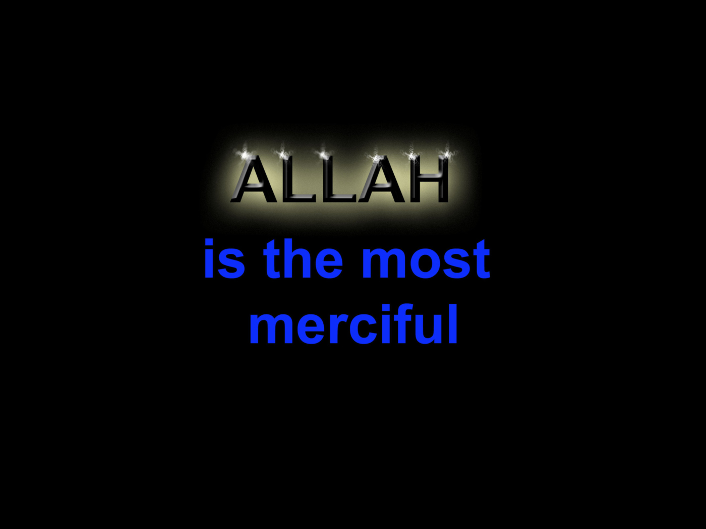 Screenshot №1 pro téma Allah Is The Most Merciful 1400x1050