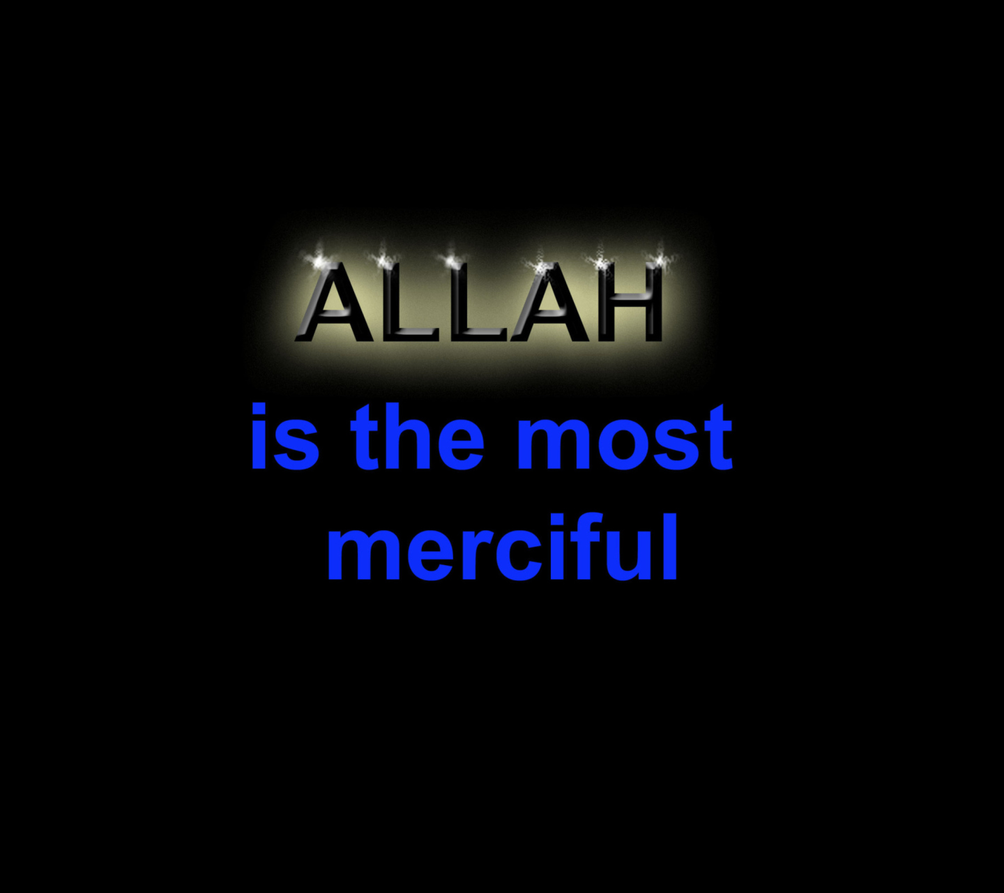 Sfondi Allah Is The Most Merciful 1440x1280