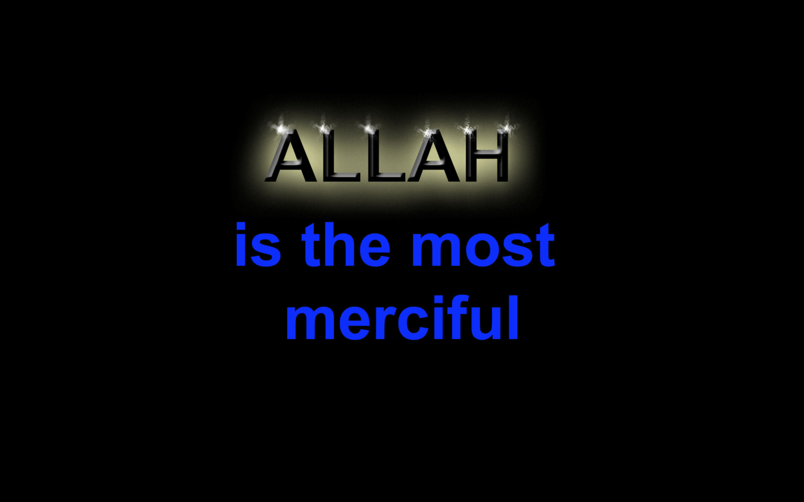 Обои Allah Is The Most Merciful 2560x1600