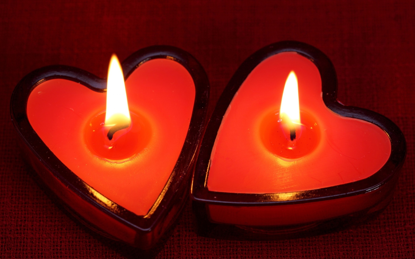 Sfondi Heart Candles 1440x900