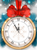 New Year Clock screenshot #1 132x176