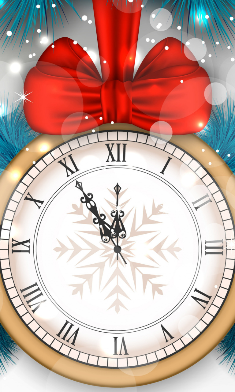 Screenshot №1 pro téma New Year Clock 768x1280