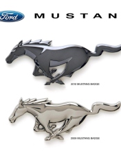 Mustang Badge wallpaper 176x220