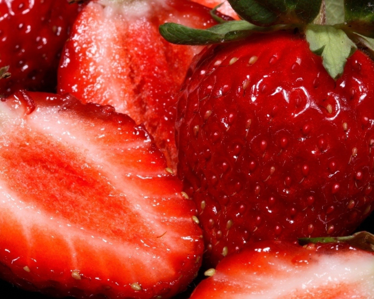Screenshot №1 pro téma Strawberries 1280x1024