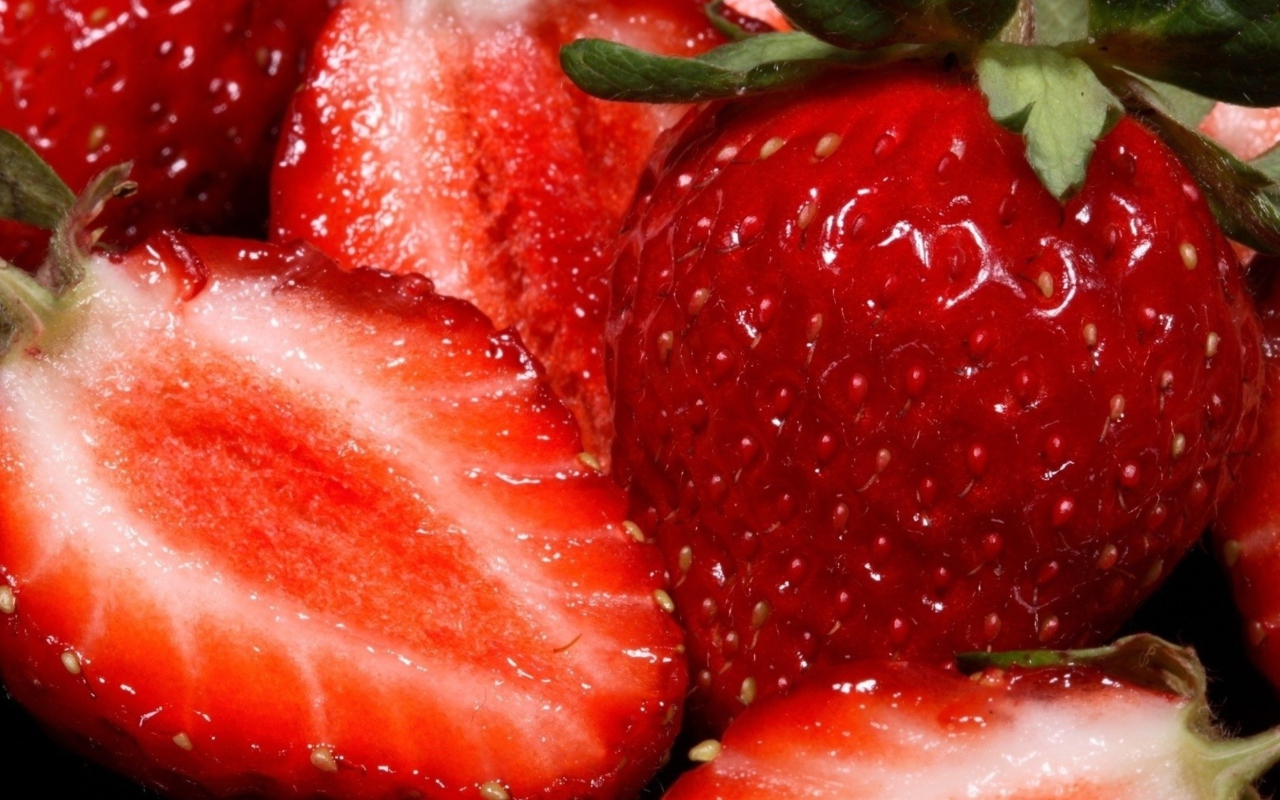 Das Strawberries Wallpaper 1280x800