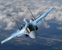 Das Su-35 Flanker-E Wallpaper 220x176