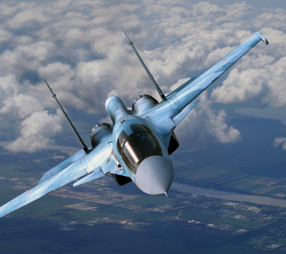 Su-35 Flanker-E wallpaper 960x854