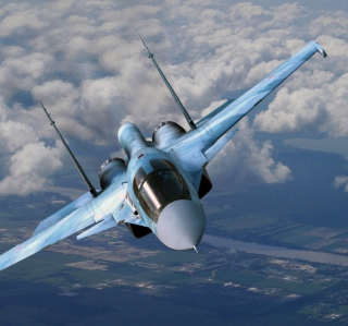 Su-35 Flanker-E sfondi gratuiti per iPad 3