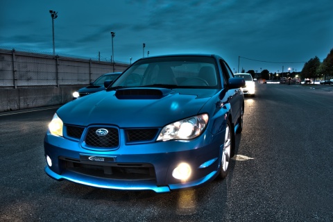 Subaru WRX STI wallpaper 480x320