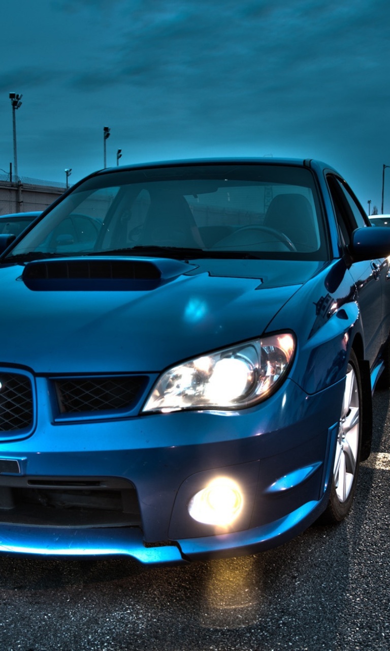 Subaru WRX STI wallpaper 768x1280