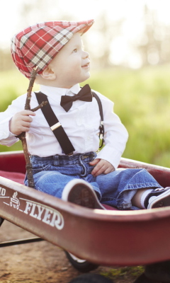 Обои Stylish Baby Boy 240x400