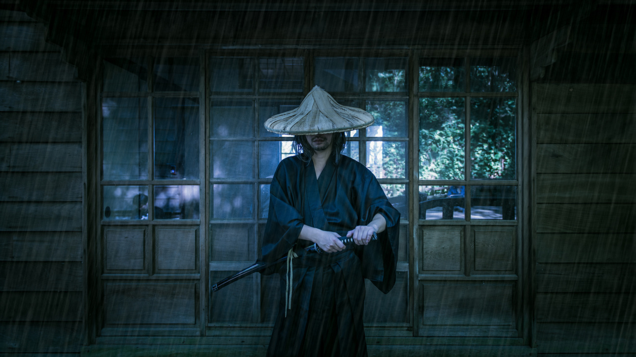Fondo de pantalla Samurai Japanese Warrior 1280x720