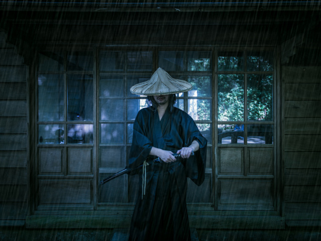 Fondo de pantalla Samurai Japanese Warrior 640x480