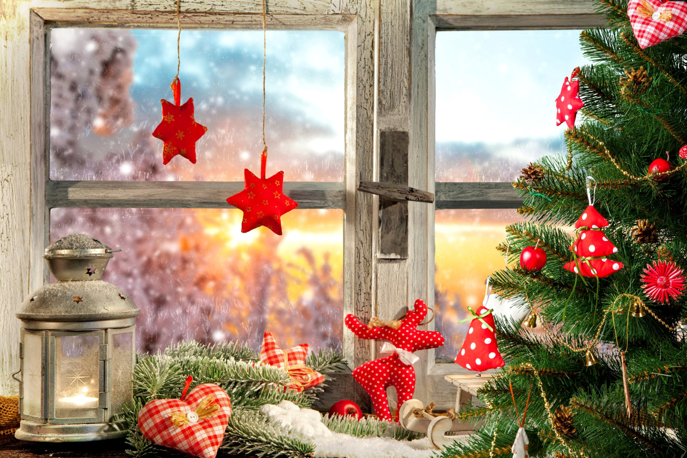 Christmas Window Home Decor wallpaper 2880x1920